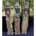 Rare 1920’s 3 Wise Men Christmas Nativity Wood Carved 23” Tall Flat Back