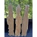Rare 1920’s 3 Wise Men Christmas Nativity Wood Carved 23” Tall Flat Back