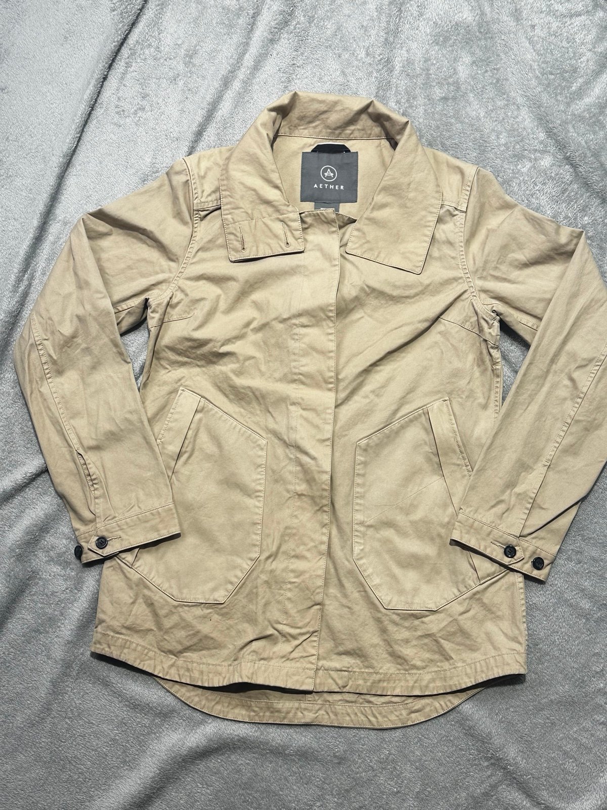 Size 3 AETHER Canvas Field Jacket - Sand