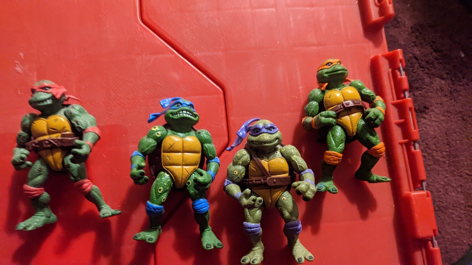 TMNT 1992 Playmates shops RUBBER! ALL 4