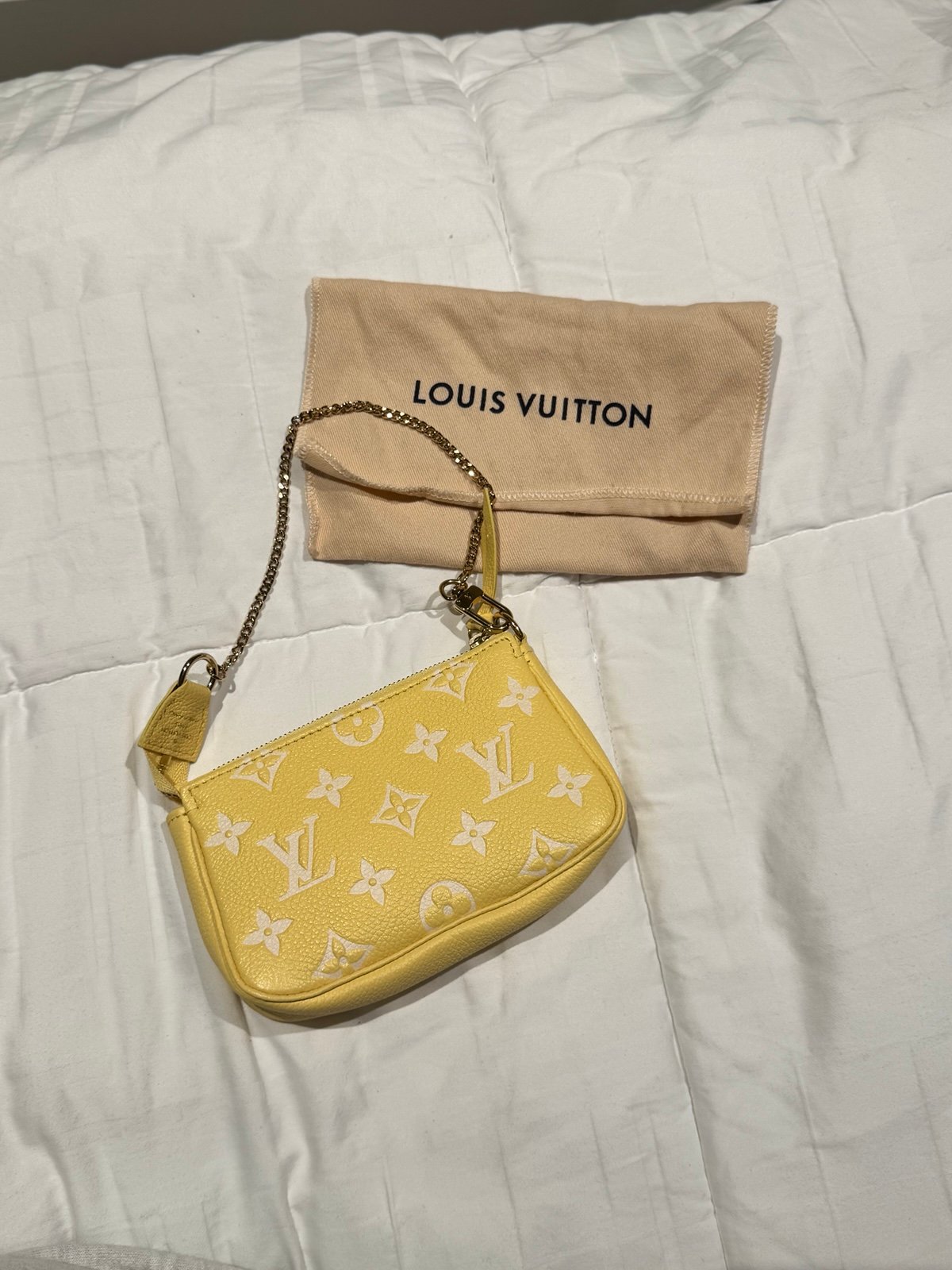 Louis Vuitton Lemon Curd Yellow Empriente Mini Pochette