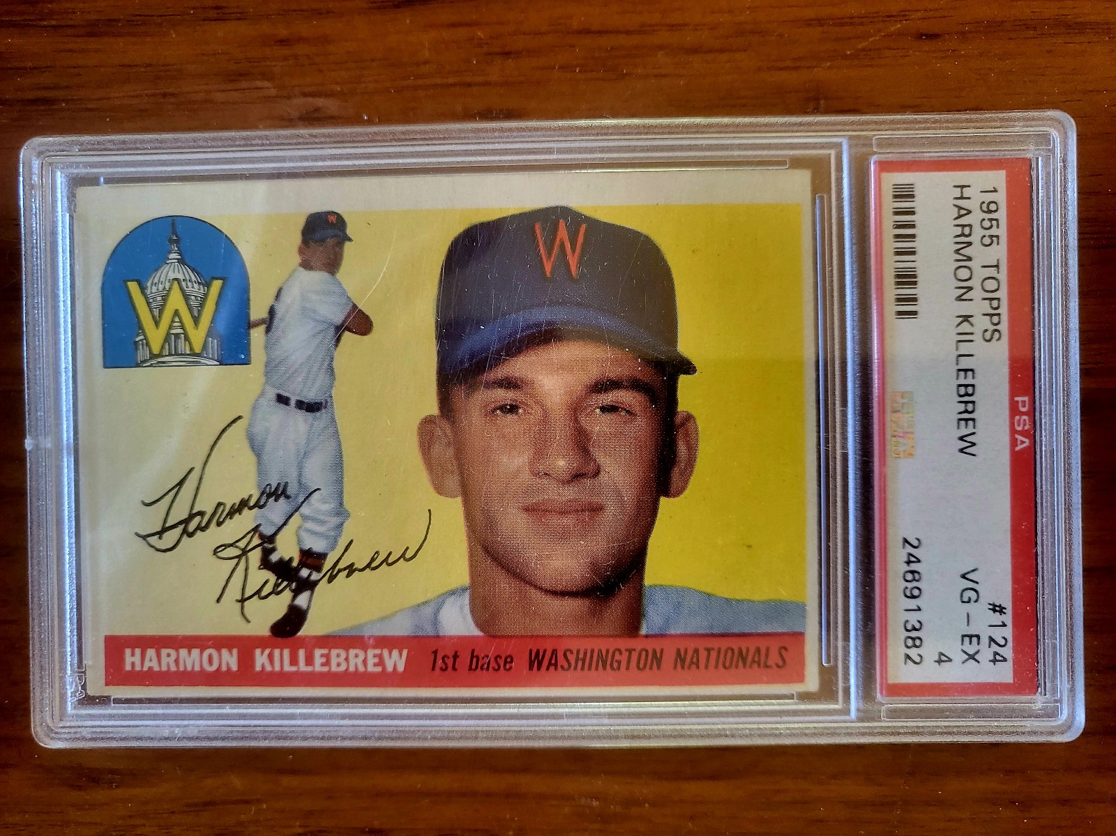 1955 Topps Harmon Killebrew RC PSA 4**HELLO**
