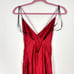 NWT SER.O.YA Amina Silk Maxi Dress in Red Size XS