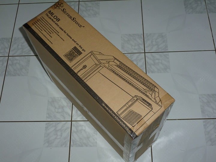 SilverStone Milo ML08B-H mini-ITX Mini-Tower Computer Case, Black - NEW!!