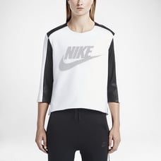 Nike Perforated Crew Top SPELL OUT Work Yoga M