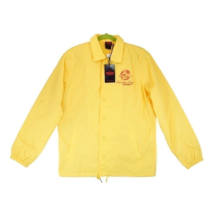 NWT Stranger Things Surfer Boy Pizza Coach Jacket Medium Collab Netflix