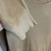 Bachrach mens beige silk blend crewneck sweater size large