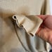 Bachrach mens beige silk blend crewneck sweater size large