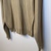 Bachrach mens beige silk blend crewneck sweater size large