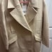 New Zara Oversized Vanilla Cream Coat Neutral Luxury Size Medium