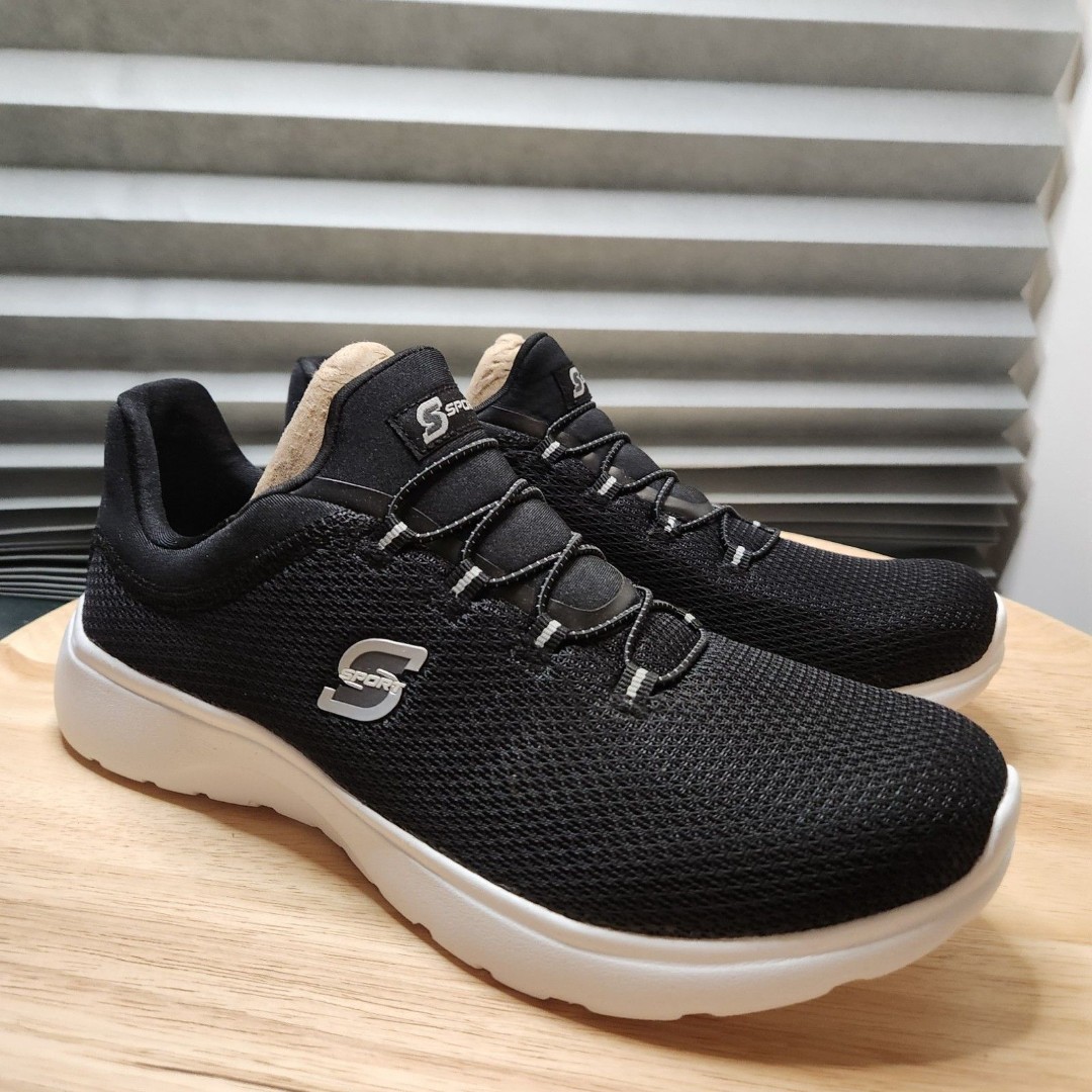 S Sport by Skechers black slip on shoes womens 11