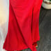 Dress the Population Jordan Ruched Side Slit Gown, Red, Size Small, 248