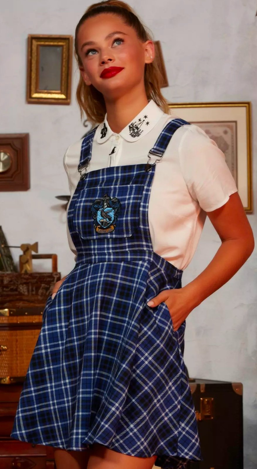 Harry Potter Ravenclaw Plaid Skirtall FIRM PRICE