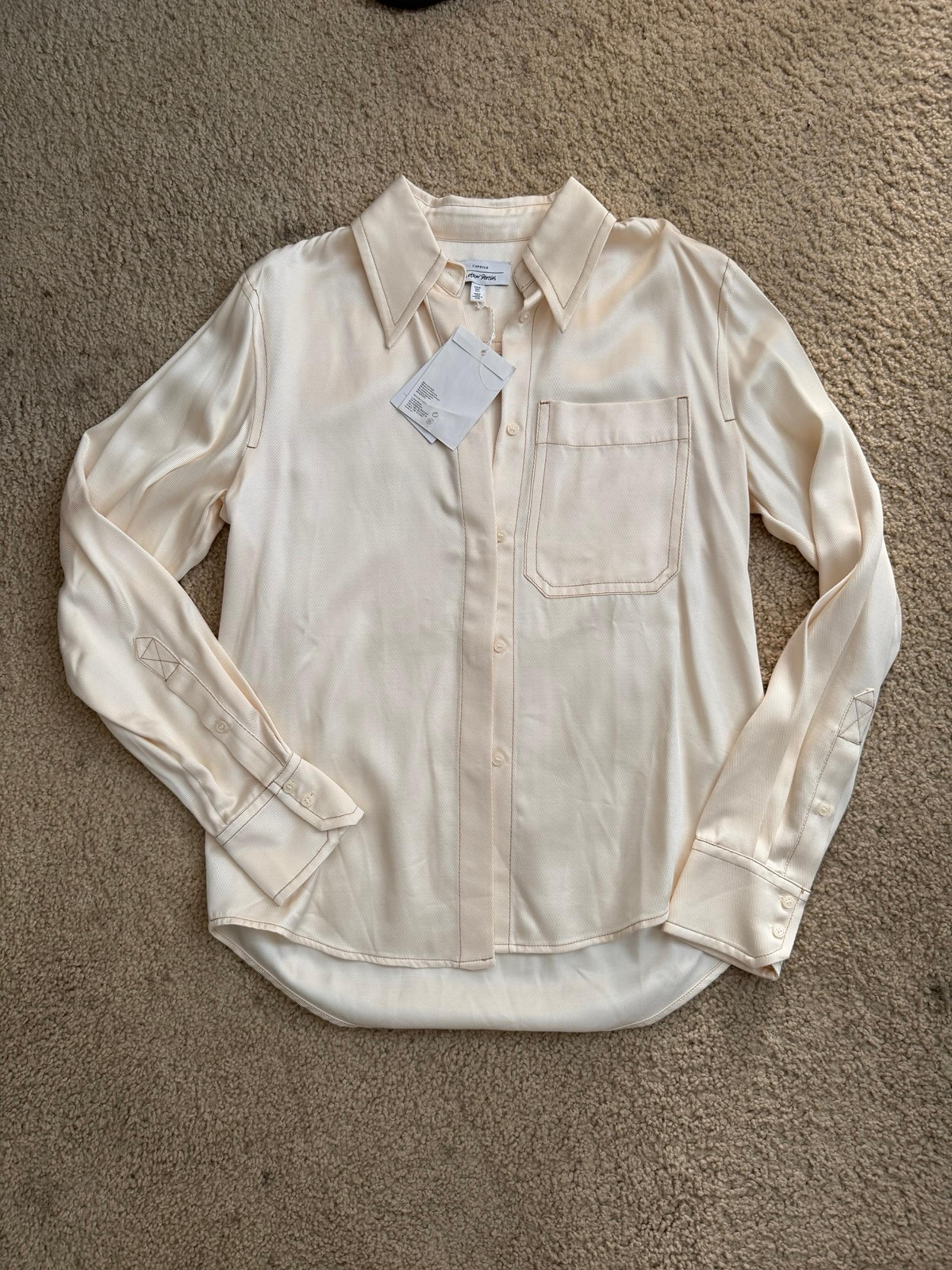 NWT & other stories buttom down shirt size 2