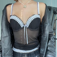 vintage 90s rampage bustier top