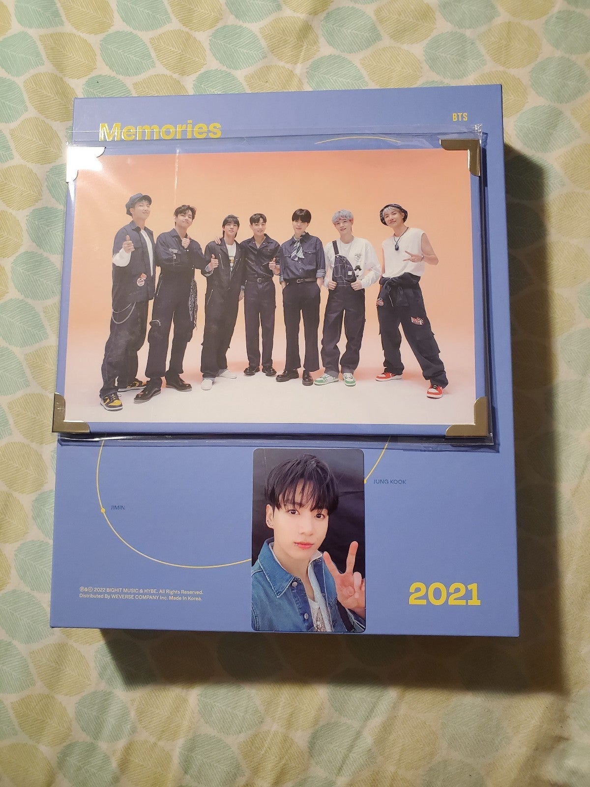BTS 2021 memories dvd w/ Jungkook PC