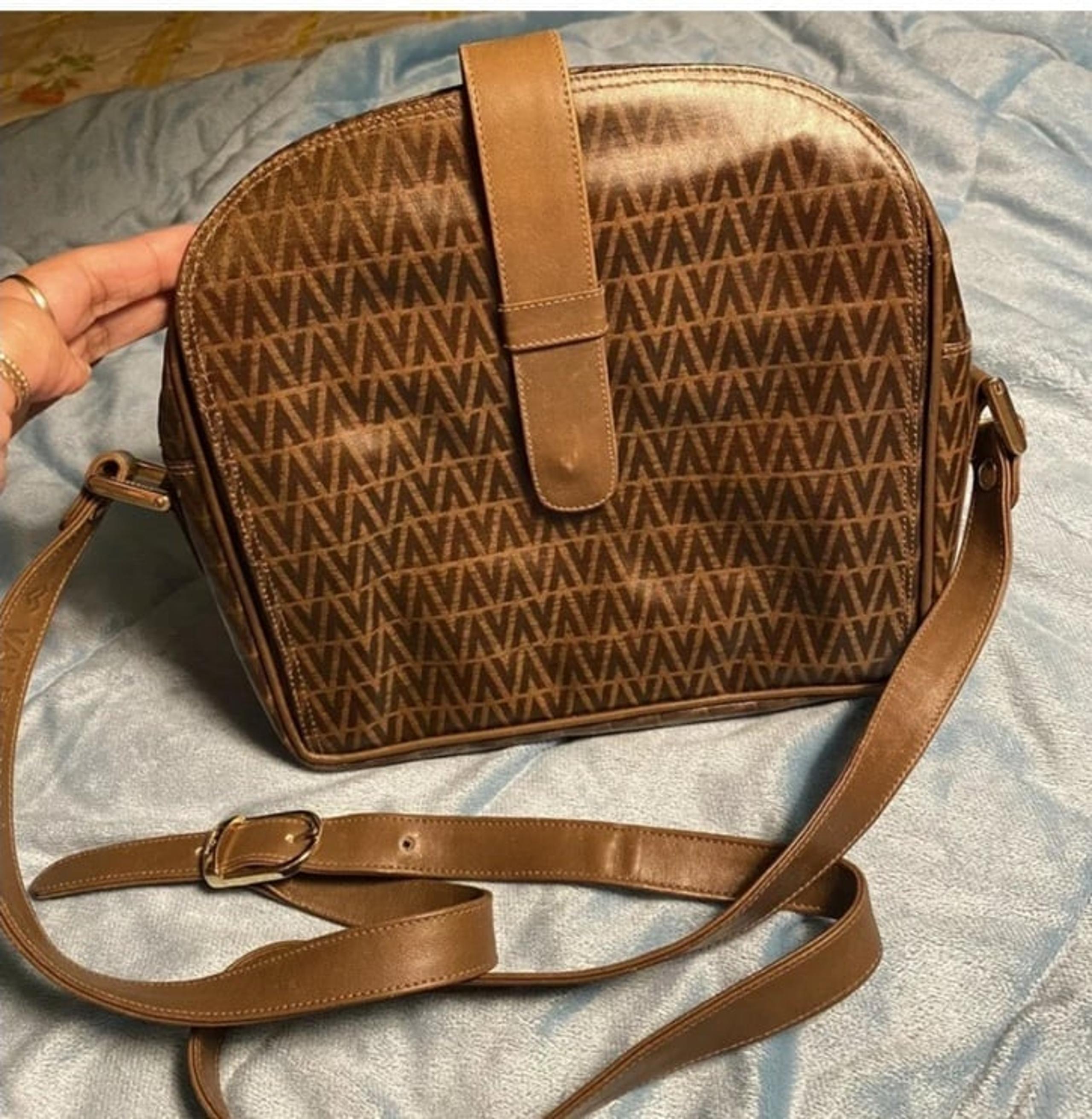 Authentic Mario Valentino Vintage PVC Leather Bag