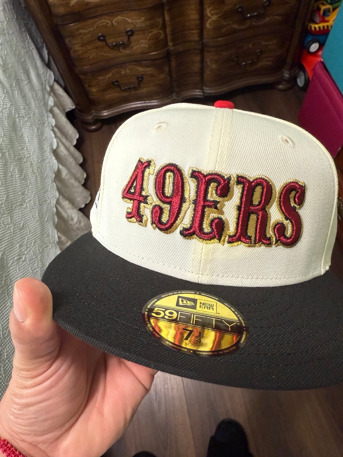 2 San Francisco 49ers Hat Size 7 1/4