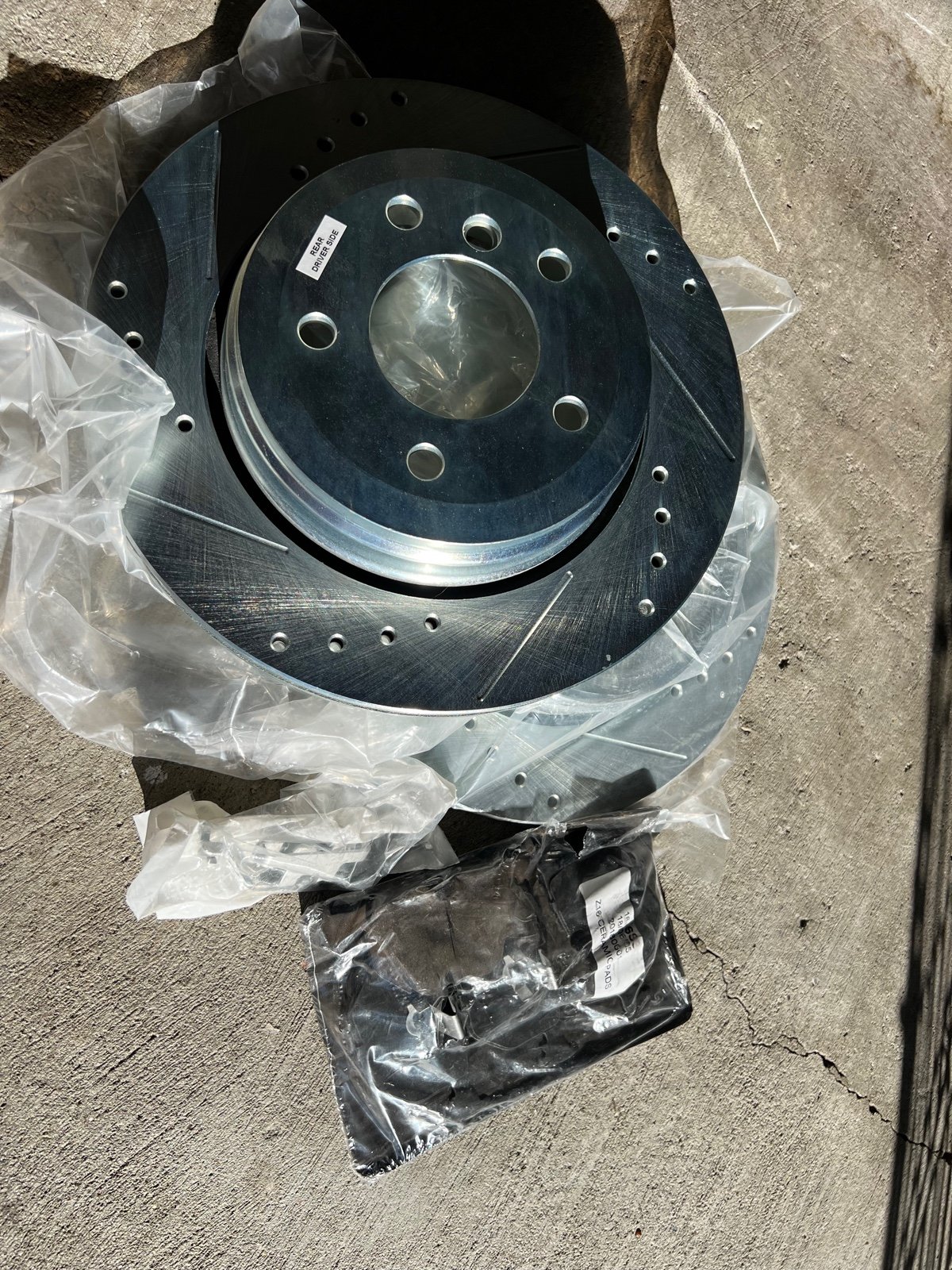 Rear rotor kit