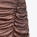 ZARA SPARKLY DRAPED SKIRT
