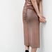 ZARA SPARKLY DRAPED SKIRT