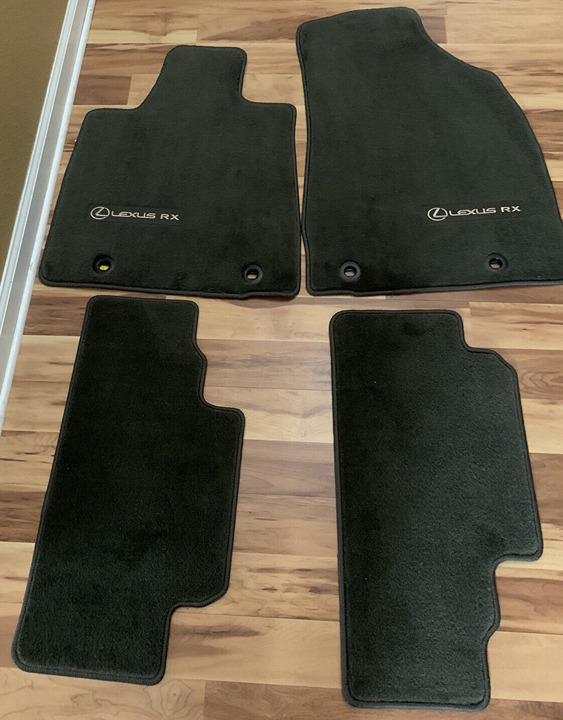 Lexus Rx Dark Gray Carpet Floor Mats Set Of Four PT206-48110 Mint Condition