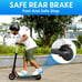 1pc 120W Electric Scooter For Kids Ages 6-14, 10 Mph & 6 Miles, Adjustable Heigh