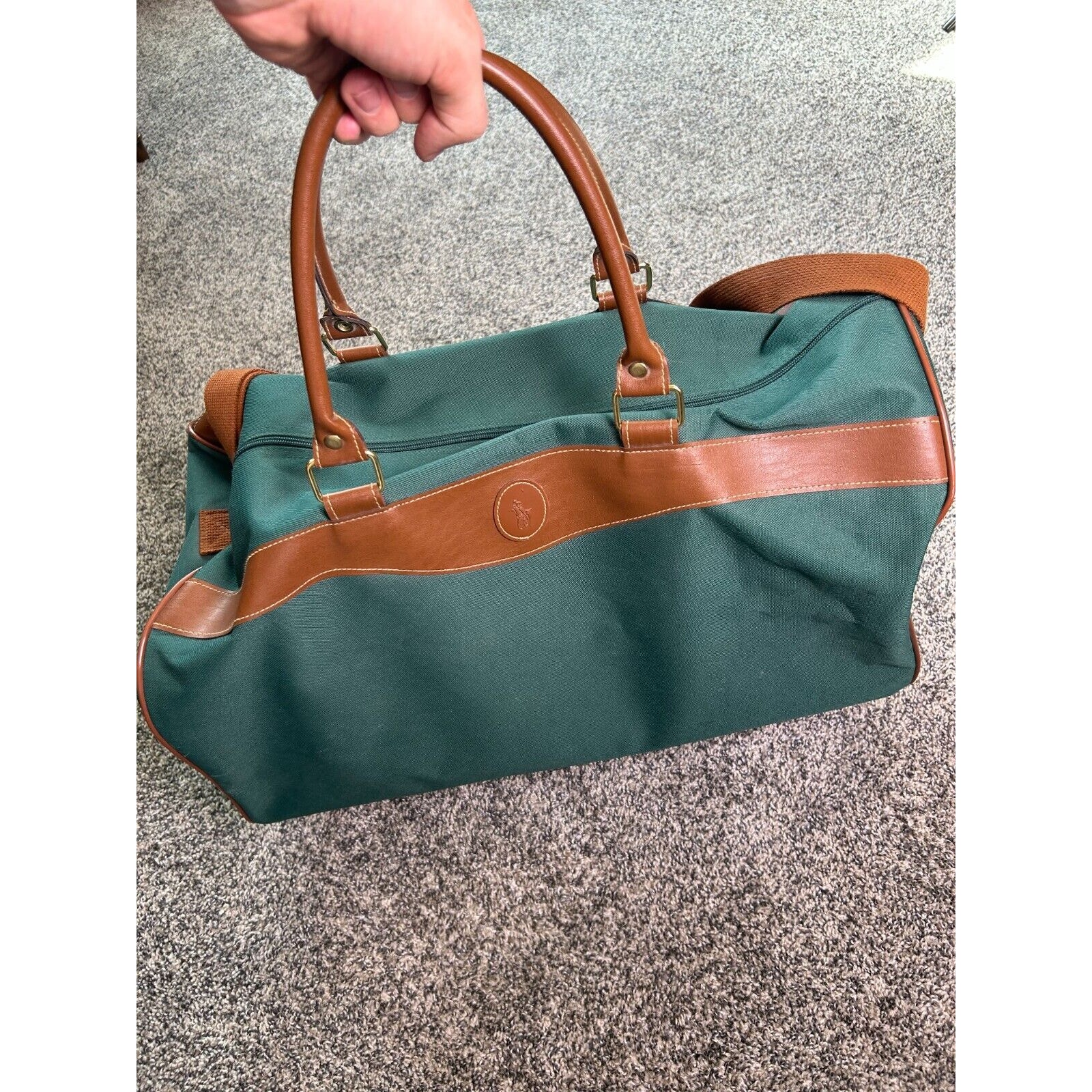 Polo Ralph Lauren Embossed Leather Handbags | Mercari