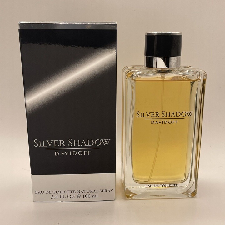 SILVER SHADOW By Davidoff EDT Spray 3.4oz/100ml VTG Discontinued - NEW In Box