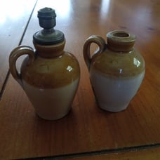 Glazed stoneware jugs prince napoleon