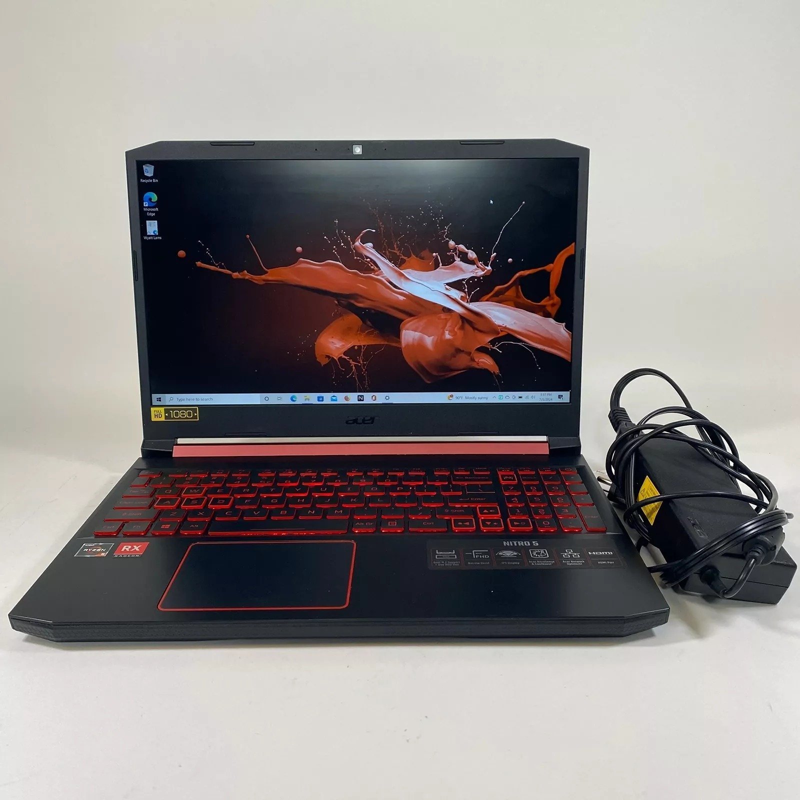 ACER NITRO 5, AMD RYZEN 5 3550H (24GB RAM, 256GB SSD) GAMING RADEON VEGA MOBILE