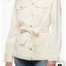 Sanctuary Jessa Tied Denim Jacket Beige Moonstone Size Small New With Tags