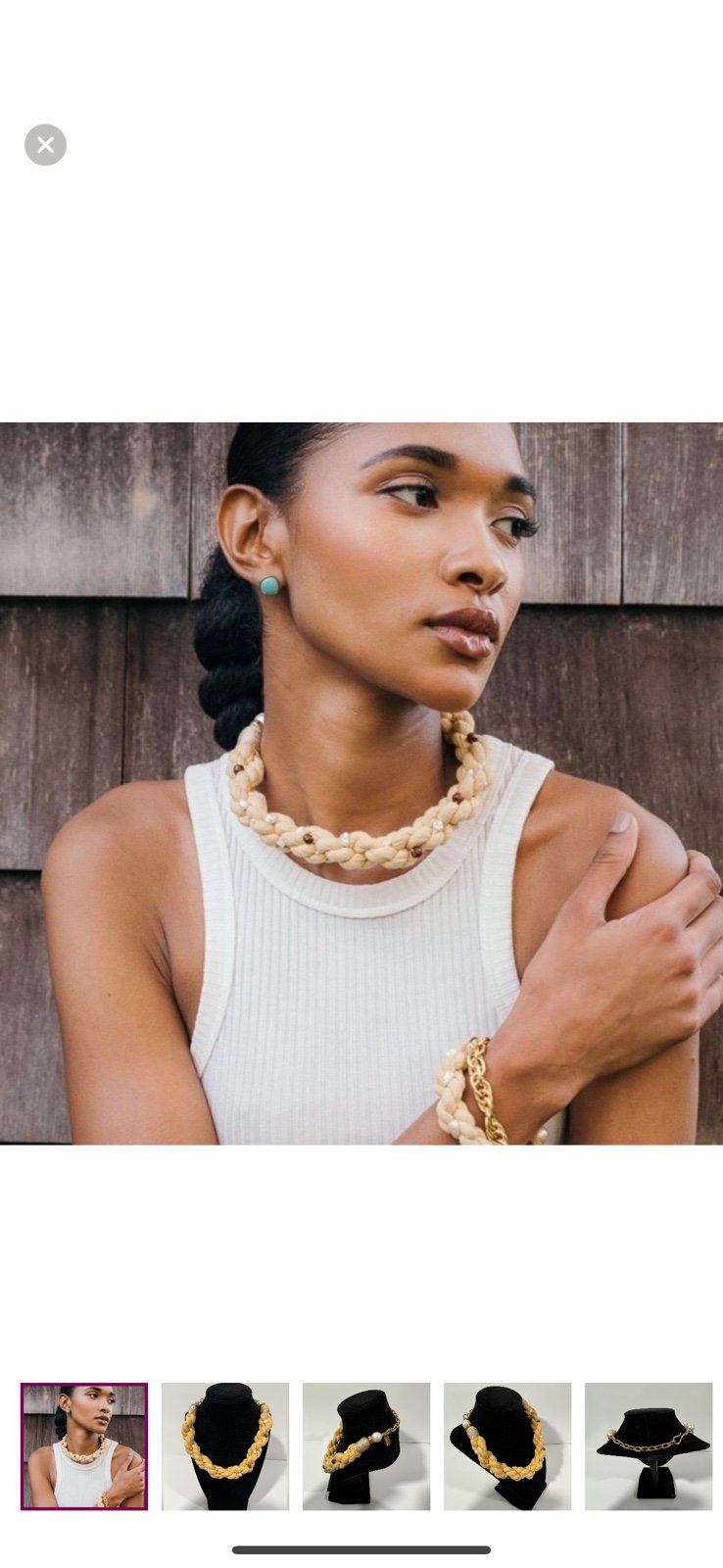 LIZZIE FORTUNATO SAND SOHO COLLAR 295