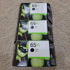3x HP 65XL High Yield Black Ink Cartridge N9K04AN New Sealed