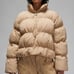 Jordan Women's Puffer Jacket Oversized Fit Repel Synthetic Fill Size Small