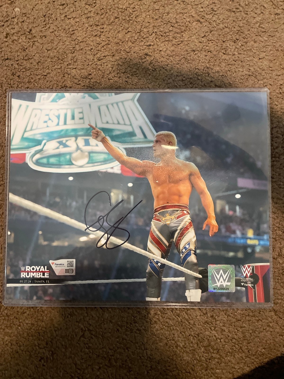 Autographed Cody Rhodes Photo