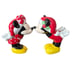 Disney Mickey Mouse and Minnie Mouse Salt and Pepper Shakers-Christmas Kisses