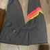Aviator Nation chevron neon striped joggers S