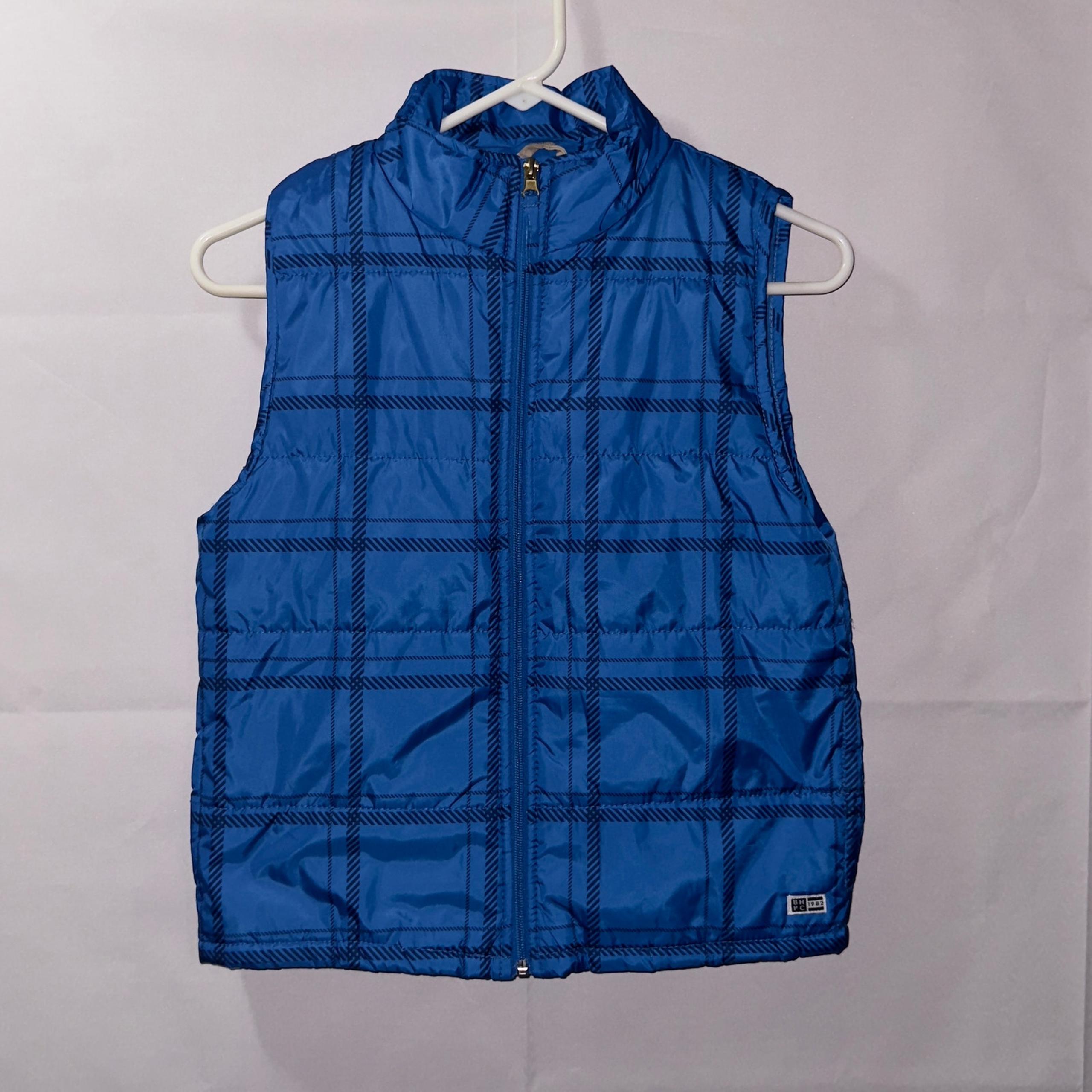 Beverly Hills blue Polo Club Puffy Vest kids size 8