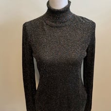 Brooks Brothers Italian Yarn Sparkle Turtleneck Top