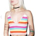 Sold Out Dolls Kill Current Mood Sunshine Rainbow Halter Top Raver Instagram