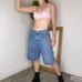 Vintage Carpenter Wrangler Blue Denim Shorts