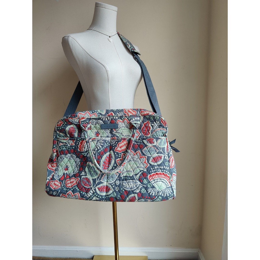 Vera Bradley Weekender Duffel Bag Nomadic Floral Large