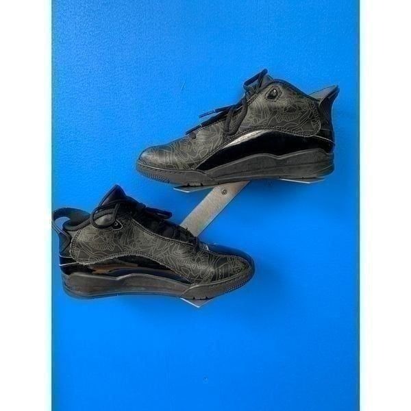 Kid's Nike Jordan Dub Zero SZ 3Y Black/Black 311071-003 Used Good Condition