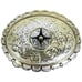 Montana Silversmith Women's Petite Oval Belt Buckle Two-Tone Silverplate Western
