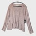Lucky Brand Womens Floral Print Flowy Boho Tiered Tunic Top Pink Size L NWT