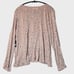 Lucky Brand Womens Floral Print Flowy Boho Tiered Tunic Top Pink Size L NWT