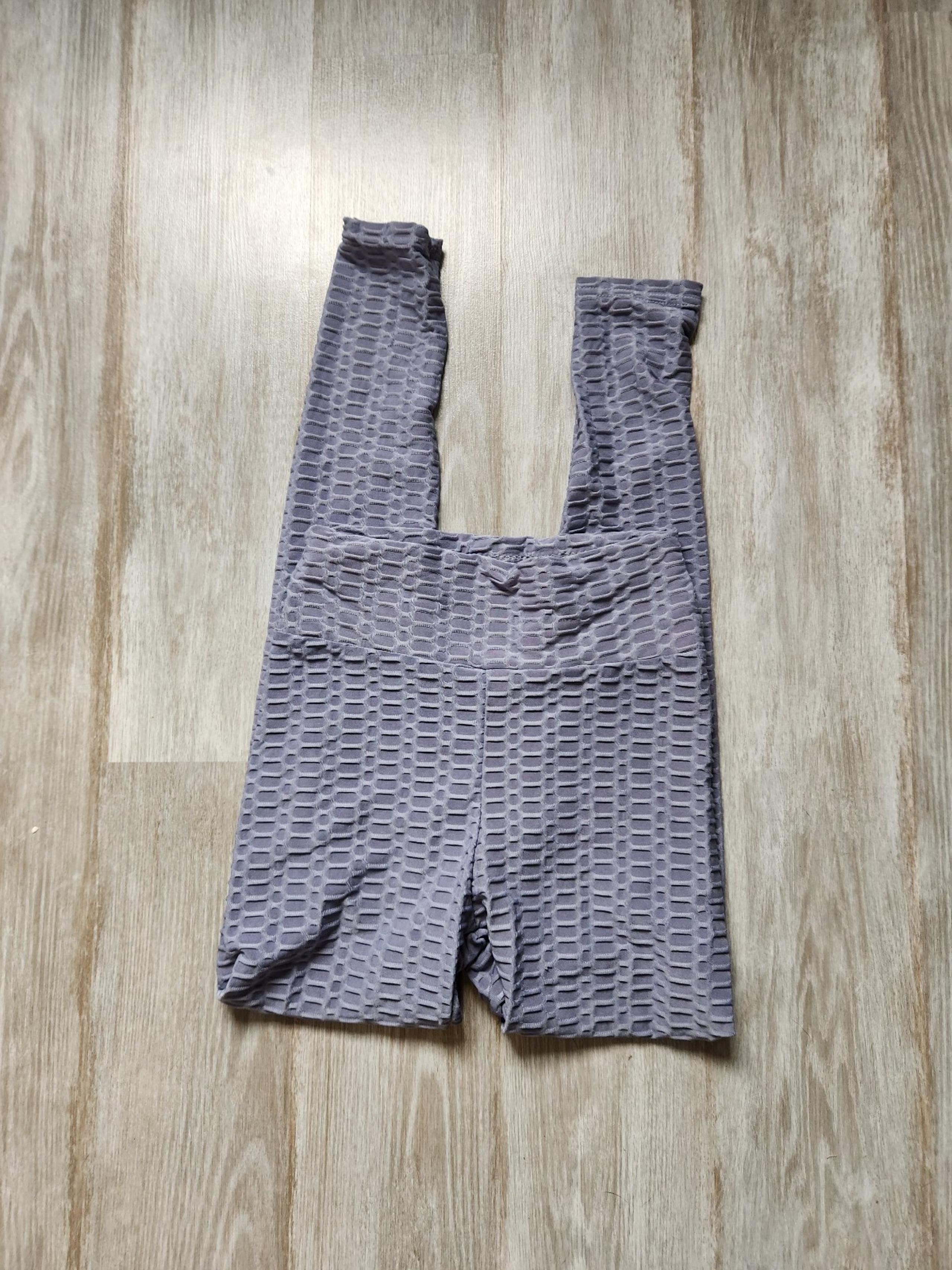 New Mix Gray Honeycomb Scrunch Bum Activewear Leggings Size S/M