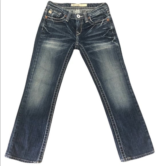 Big Star Maddie Mid Rise Cropped Jeans Siz…