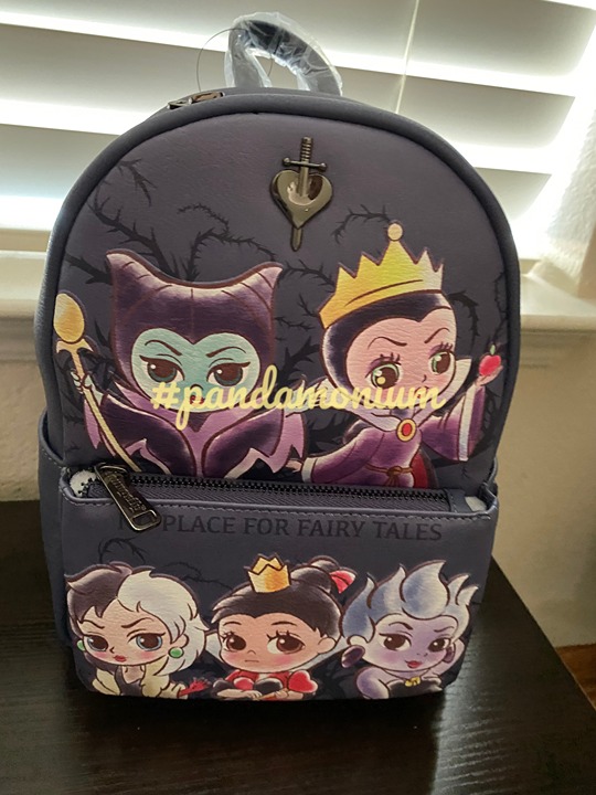 Loungefly Disney Chibi Villains Mini Backpack